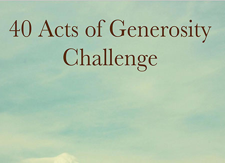 Acts of Generosity Challenge