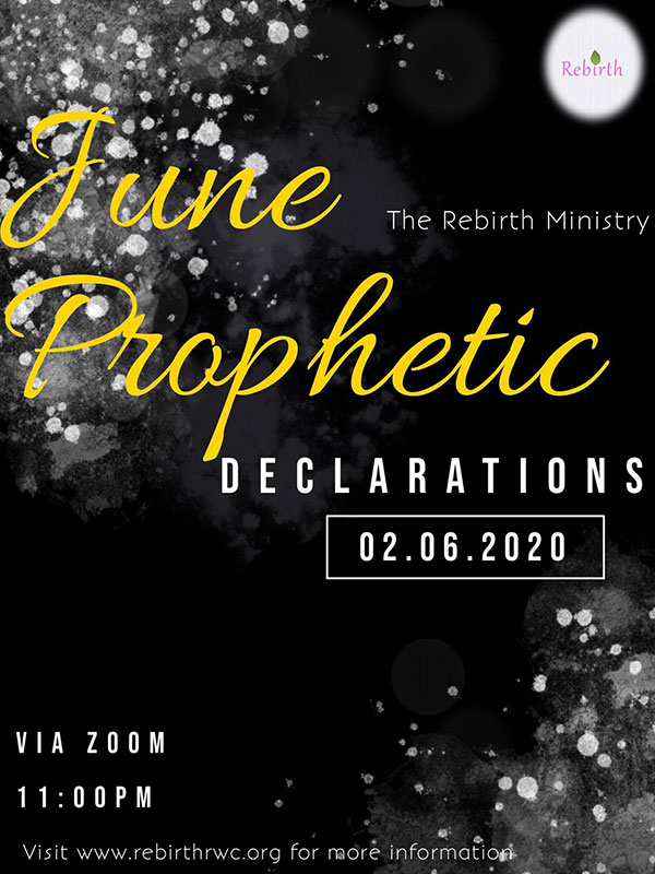 June Prophetic Declarations