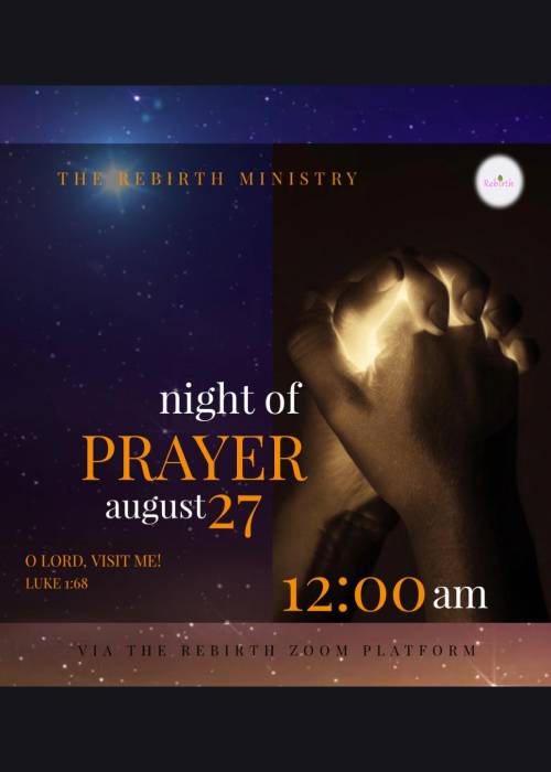 Last Friday of the month Night of Prayer