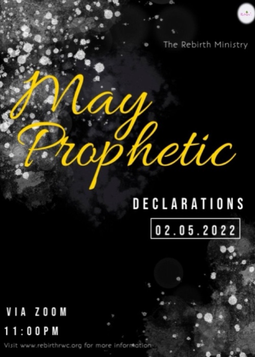 May prophetic- rebirth